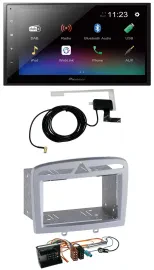 Pioneer DAB MP3 Bluetooth 2DIN USB Autoradio für Peugeot 308 09-13 warmsilber