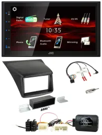 JVC USB Bluetooth Lenkrad DAB 2DIN Autoradio für Mitsubishi L200 2010-2015