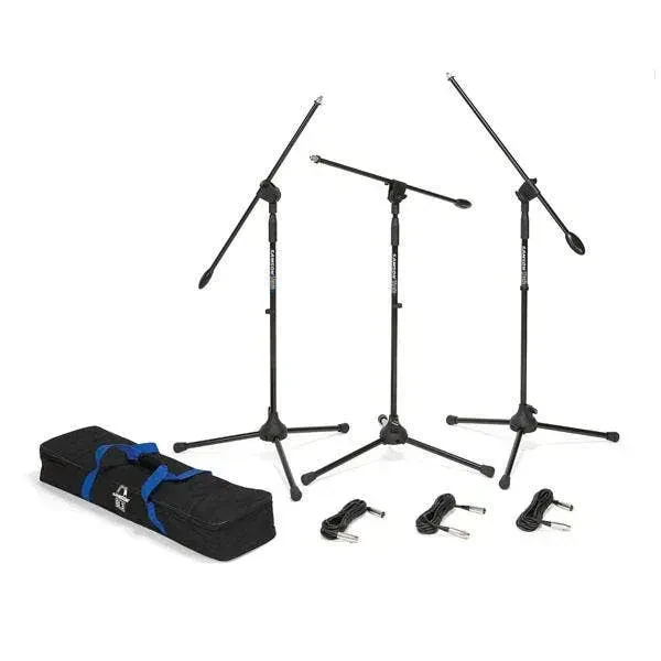 Б/У Стойка для микрофона Samson BL3VP Ultra-Light Boom (набор, 3 шт.) с XLR-кабелями и сумкой