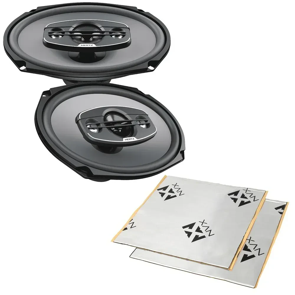 Hertz X 690 170W RMS 6x9" Coaxial Speakers with Sound Damping (2 Pairs)