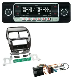 Dietz USB DAB MP3 Bluetooth Autoradio für Citroen C4 Aircross Mitsubishi ASX Peu