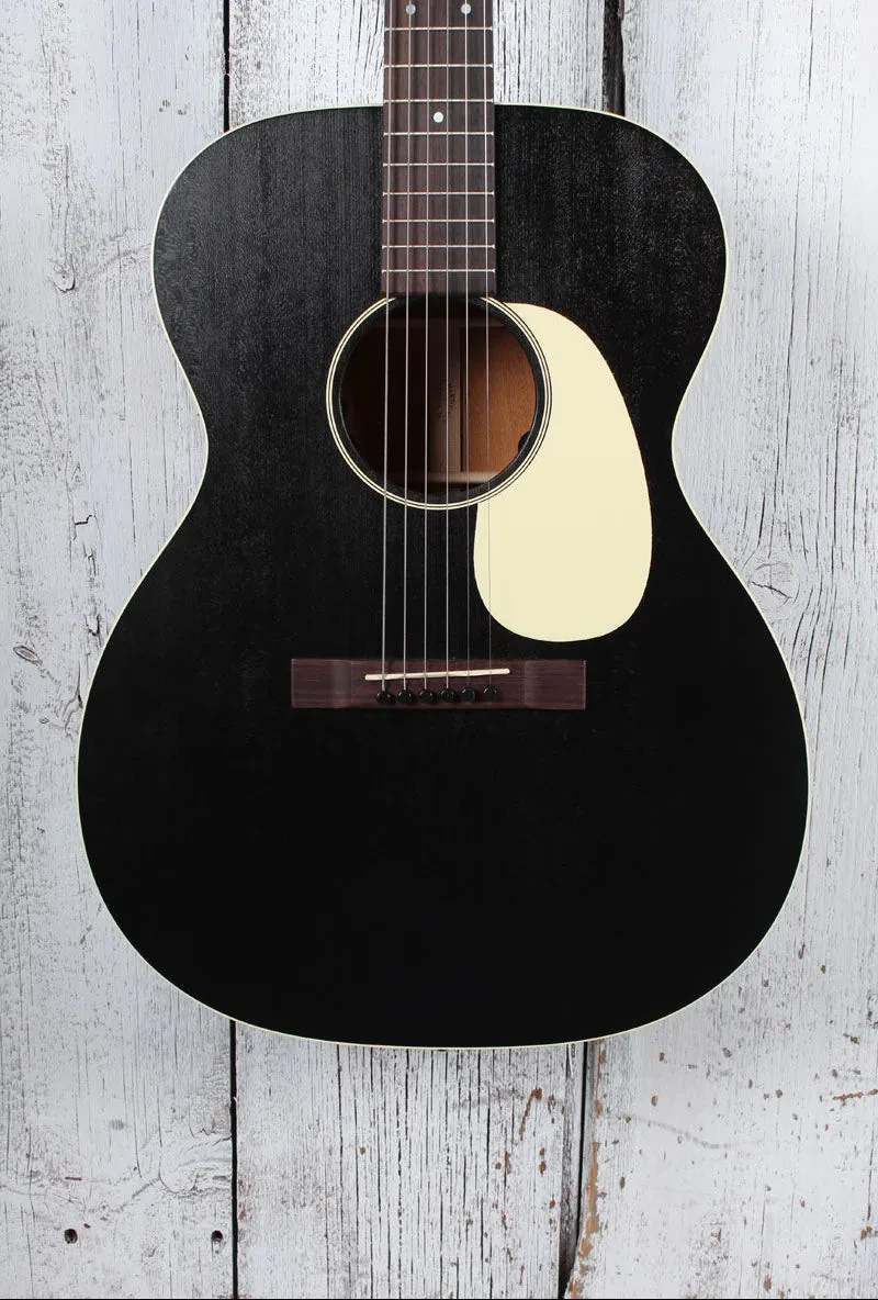 Martin 00017E Black Smoke Acoustic Electric Guitar with Soft Shell Case