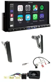 Alpine 2DIN DAB USB Lenkrad Bluetooth Autoradio für Toyota FJ ab 2007