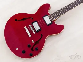 Б/У Электрогитара полуакустическая Epiphone ES-335 Dot Pre-Elitist вишнёвый, Япония, 2000