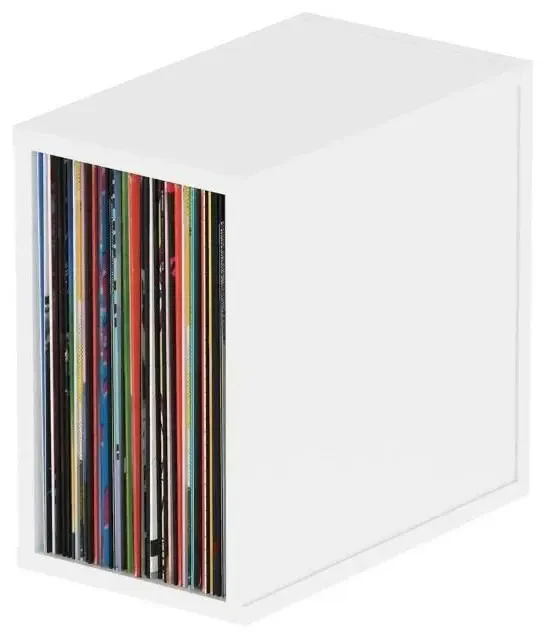 Система хранения виниловых пластинок Glorious Record Box White 55