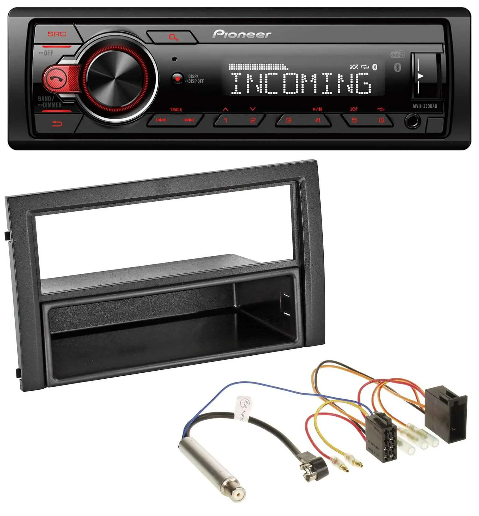 Pioneer Bluetooth USB DAB MP3 Autoradio für Skoda Fabia 2004-2007 6Y Facelift IS