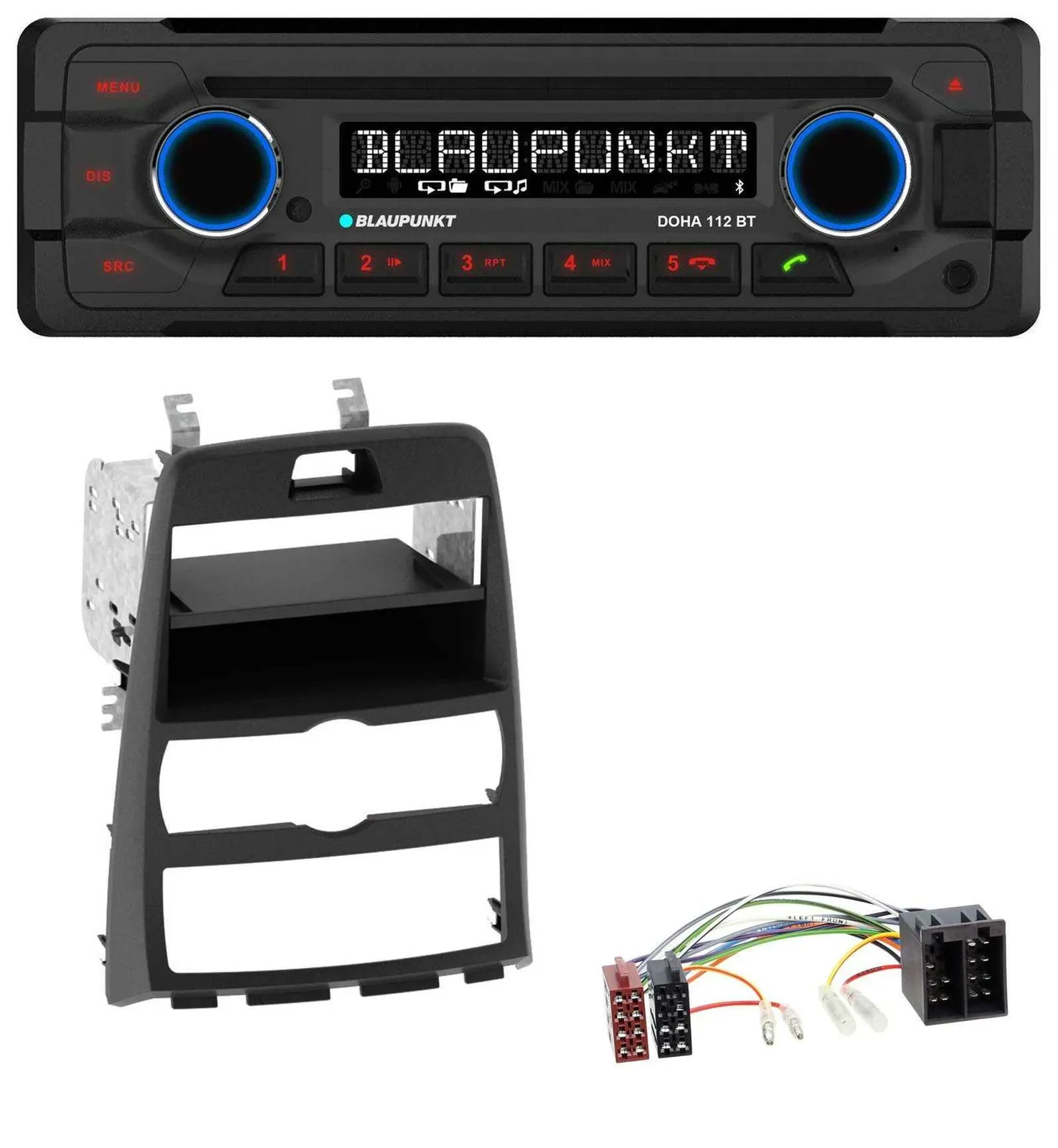 Blaupunkt AUX MP3 CD Bluetooth USB Autoradio für Hyundai Genesis BK 10-12 Klimaa