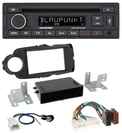 Blaupunkt USB MP3 Bluetooth DAB CD Autoradio für Toyota Yaris (11-14) - schwarz