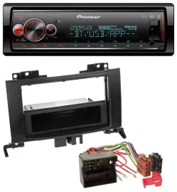 Pioneer Bluetooth USB MP3 DAB Autoradio für Mercedes Sprinter ab 06 Rubbertouch