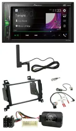 Pioneer MP3 DAB Lenkrad 2DIN Bluetooth Autoradio für Hyundai Santa Fe 07-12