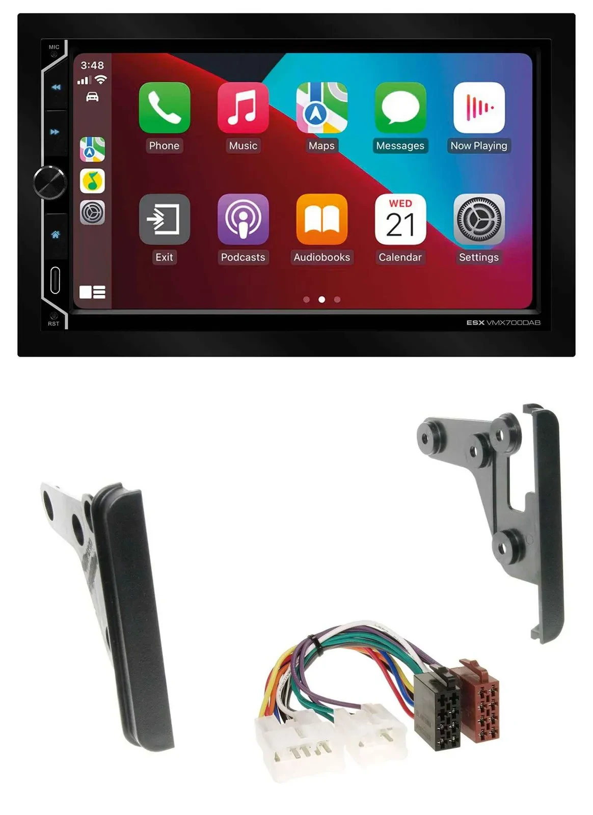 ESX 2DIN DAB USB MP3 Bluetooth Autoradio für Toyota Highlander Matrix RAV 4