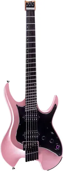 Электрогитара Mooer GTRS W800 HH headless Pearl Pink со встроенным процессором