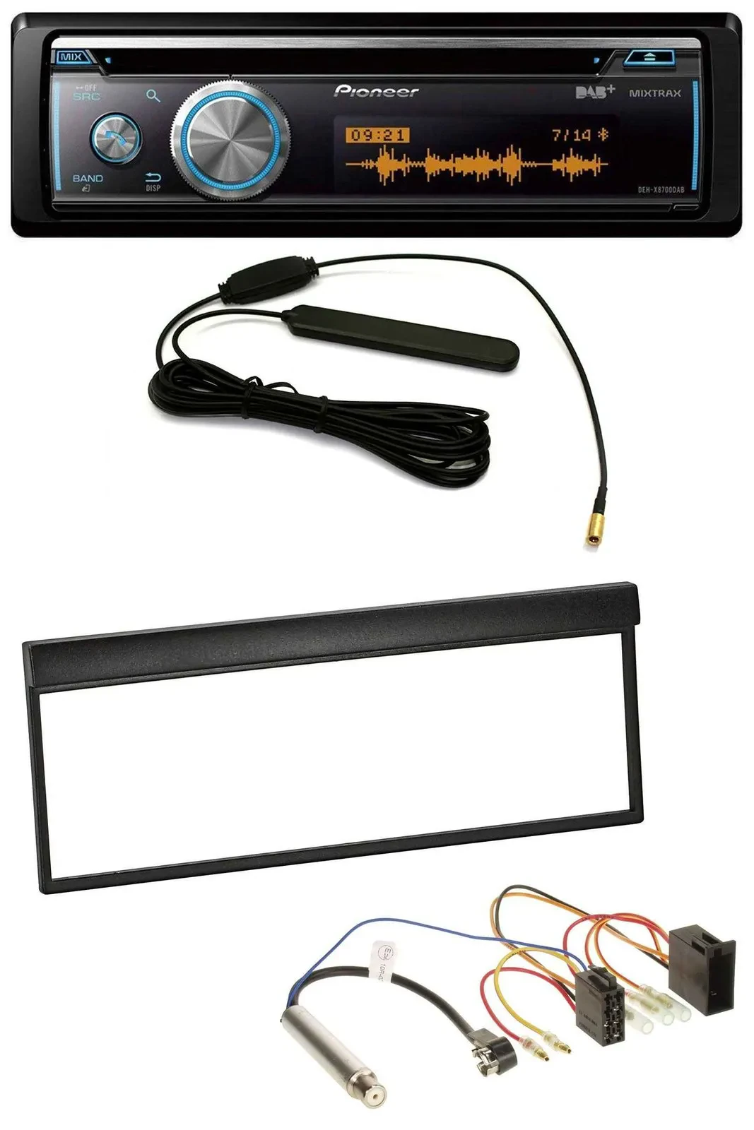 Автомагнитола для Skoda Fabia (до 2003) Pioneer CD, USB, Bluetooth, DAB, MP3