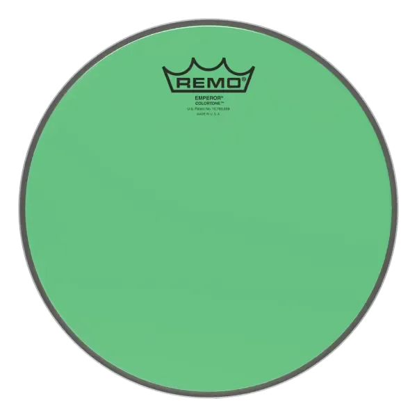 Пластик для барабана Remo 10" Emperor Colortone Green