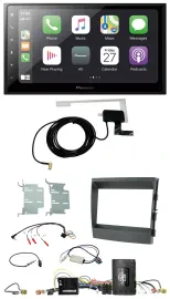 Pioneer USB Lenkrad 2DIN Bluetooth DAB Autoradio für Porsche Panamera 09-16 Info