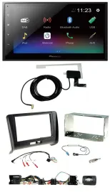 Pioneer DAB Lenkrad Bluetooth 2DIN USB Autoradio für Audi TT 2006-2014