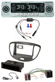 Dietz DAB USB MP3 Bluetooth Autoradio für Hyundai i10 2008-2013 dunkelsilber