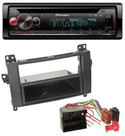 Pioneer MP3 DAB CD Bluetooth USB Autoradio für Mercedes B-Klasse (T245, 05-11)