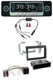 Dietz MP3 DAB Bluetooth USB Autoradio für Citroen Jumper Fiat Ducato 06-11 schwa
