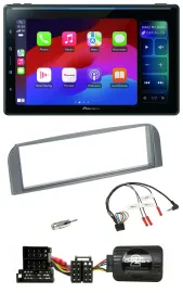 Pioneer Bluetooth DAB Lenkrad USB Autoradio für Alfa 147 GT anthrazit