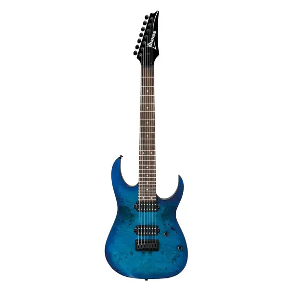 Электрогитара Ibanez RG7421PB 7-String Electric Guitar, Sapphire Blue Flat