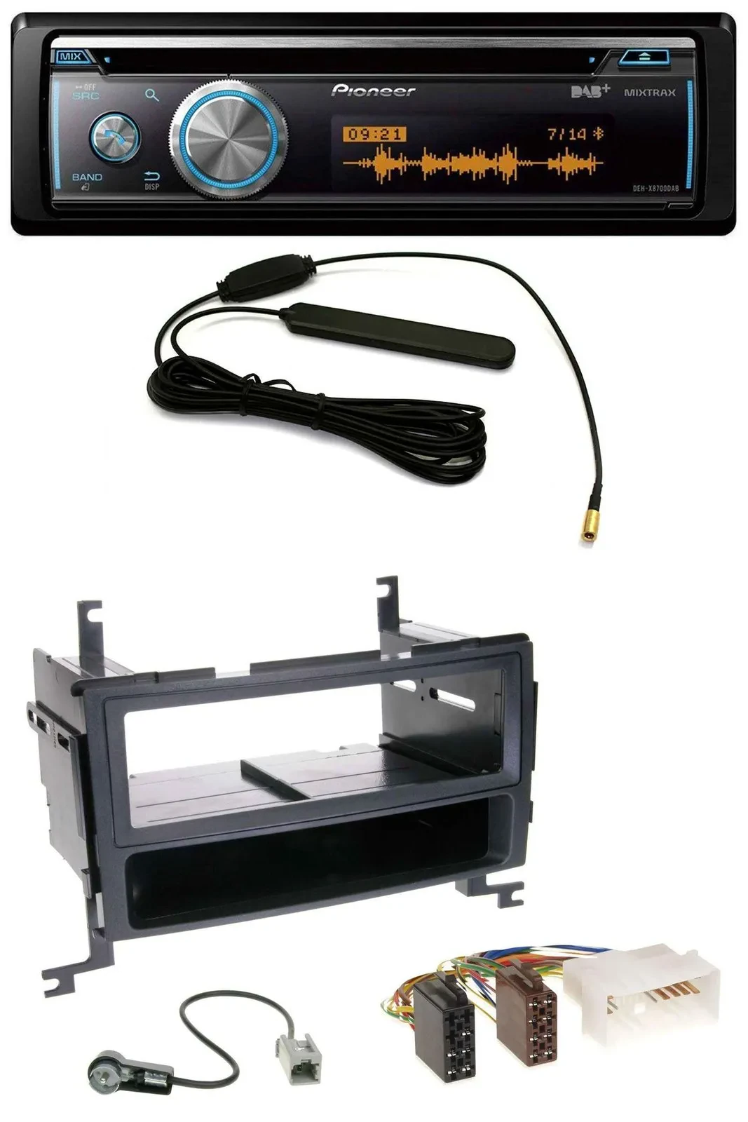 Pioneer CD USB Bluetooth DAB MP3 Autoradio für Hyundai Santa Fe (2007-2012)