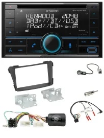 Kenwood CD 2DIN DAB USB Lenkrad Bluetooth Autoradio für Hyundai i40 VF ab 2011 s