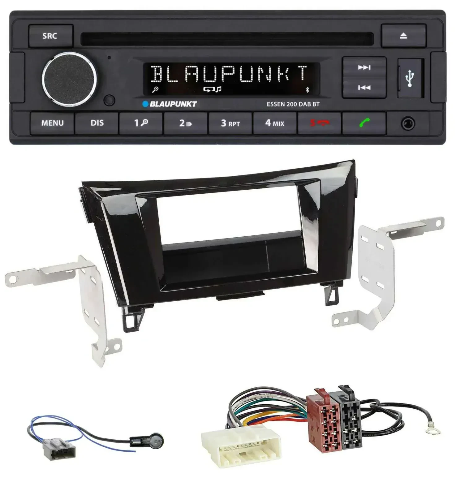 Blaupunkt USB MP3 Bluetooth DAB CD Autoradio für Nissan Qashqai X-Trail ab 2014