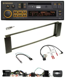 Автомагнитола Pioneer для Audi A3/A6 (2000–2004), DAB, USB, Bluetooth, CAN-Bus, управление с руля