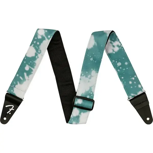 Гитарный ремень Fender Tie Dye Acid Wash Strap Teal 2 in.