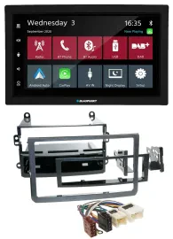 Blaupunkt DAB Bluetooth USB MP3 2DIN Autoradio für Nissan 350Z Coupe Roadster 05