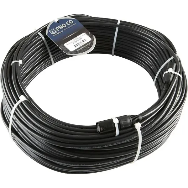 Pro Co Ethercon/Ethercon CAT5E 4P Shielded 100 ft.