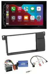 ESX 2DIN DAB USB Lenkrad Bluetooth Autoradio für BMW 3er E46 2000-2006