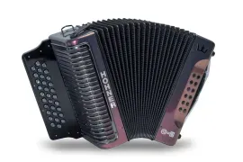 Hohner Corona II MIG - Next Generation Diatonic Accordion G/C/F Red to Gold