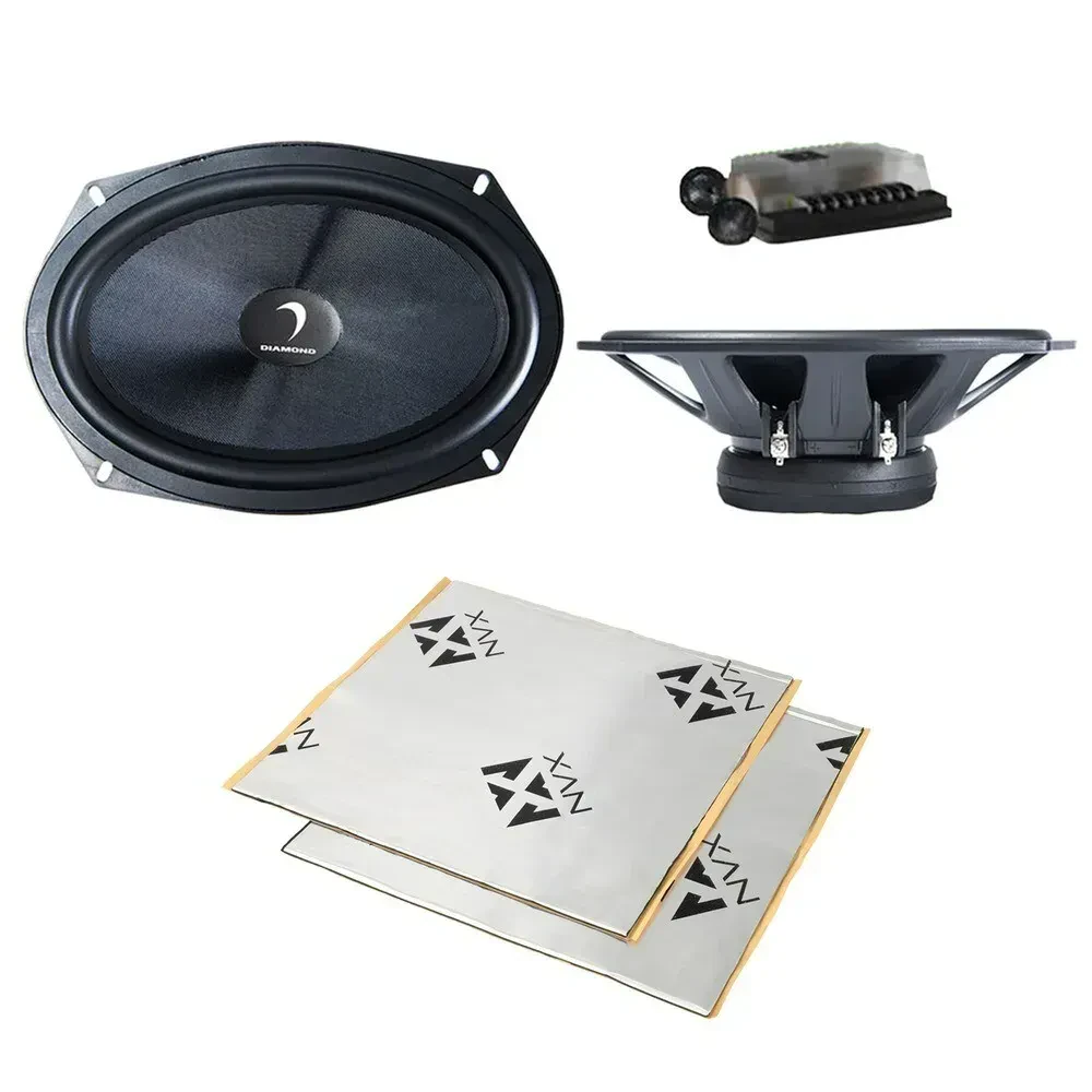 Diamond DES69C 150W 6x9" Component Speaker w/ Sound Damping