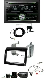 Pioneer CD USB Lenkrad Bluetooth 2DIN DAB Autoradio für Fiat Ducato 2012-2015 Pi