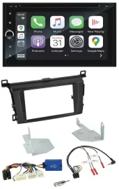 Blaupunkt DAB Lenkrad TMC Bluetooth USB 2DIN Navigation für Toyota RAV 4 ab 2013