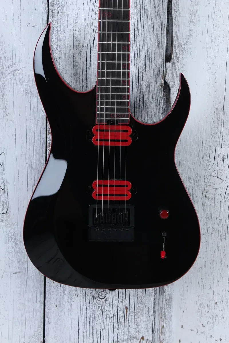 Б/У Электрогитара Schecter Sunset-6 EverTune Red Dawn 25.5", 24 лада, H-H Fishman Fluence, фиксированный бридж EverTune, черный (глянец)