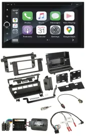 Blaupunkt 2DIN Bluetooth DAB USB DVD Lenkrad Autoradio für BMW 3er 2001-2006 5 S