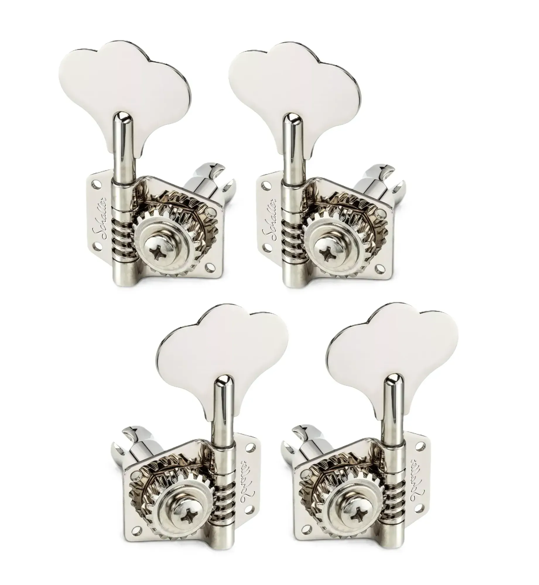 Колки для бас-гитары Schaller 10250103.26.71 Nickel (4 штуки)