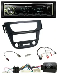 Автомагнитола Pioneer DAB, USB, MP3, CD для Renault Megane/Fluence 2012–2014, поддержка управления с руля