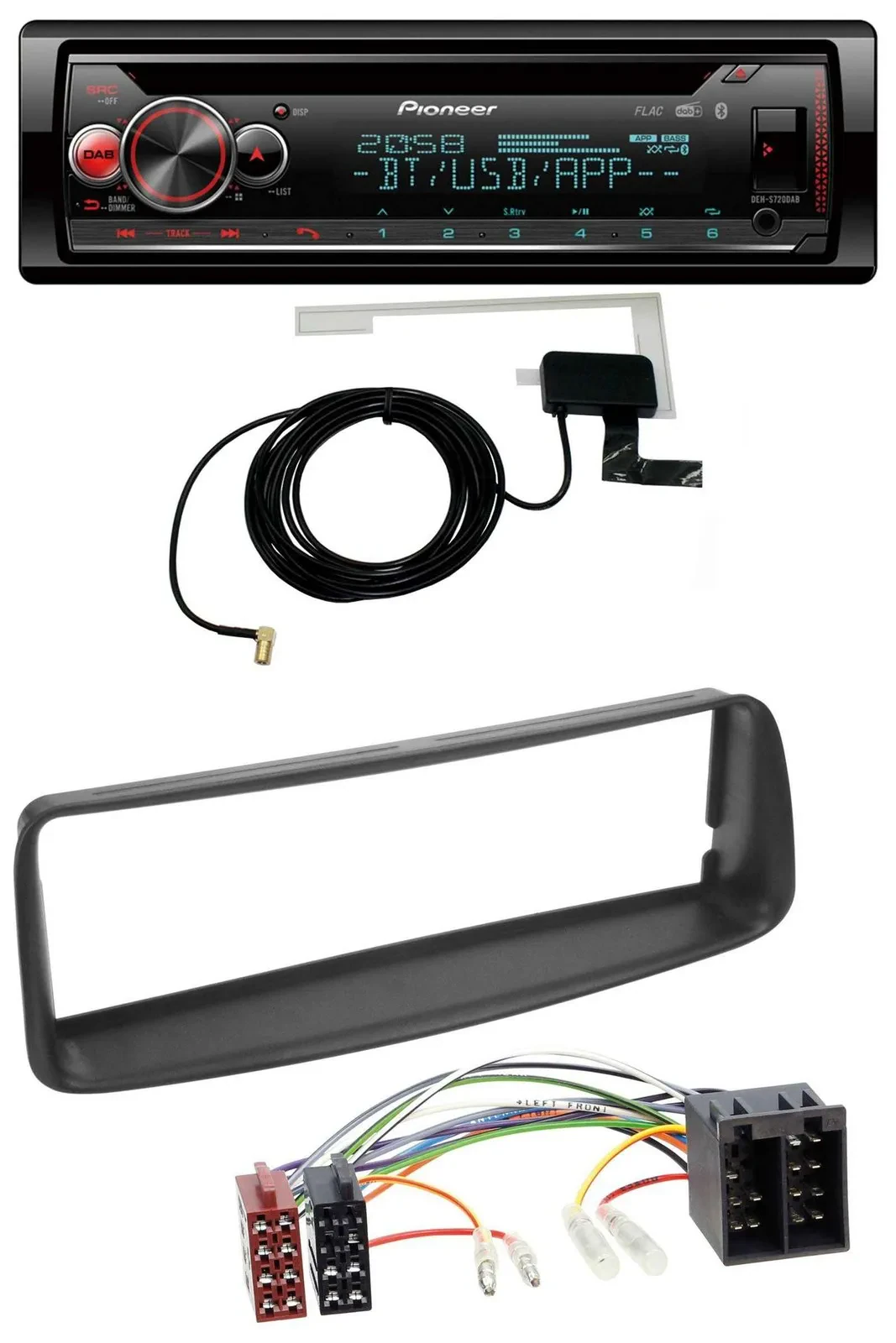 Автомагнитола Pioneer DAB CD MP3 USB Bluetooth для Peugeot 206 (с 1998)