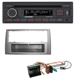 Blaupunkt MP3 USB CD Bluetooth AUX Autoradio für Peugeot 308 07-09 dunkelsilber