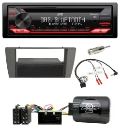JVC CD DAB USB Bluetooth Lenkrad Autoradio für Jaguar X-Type S-Type 2003-2008
