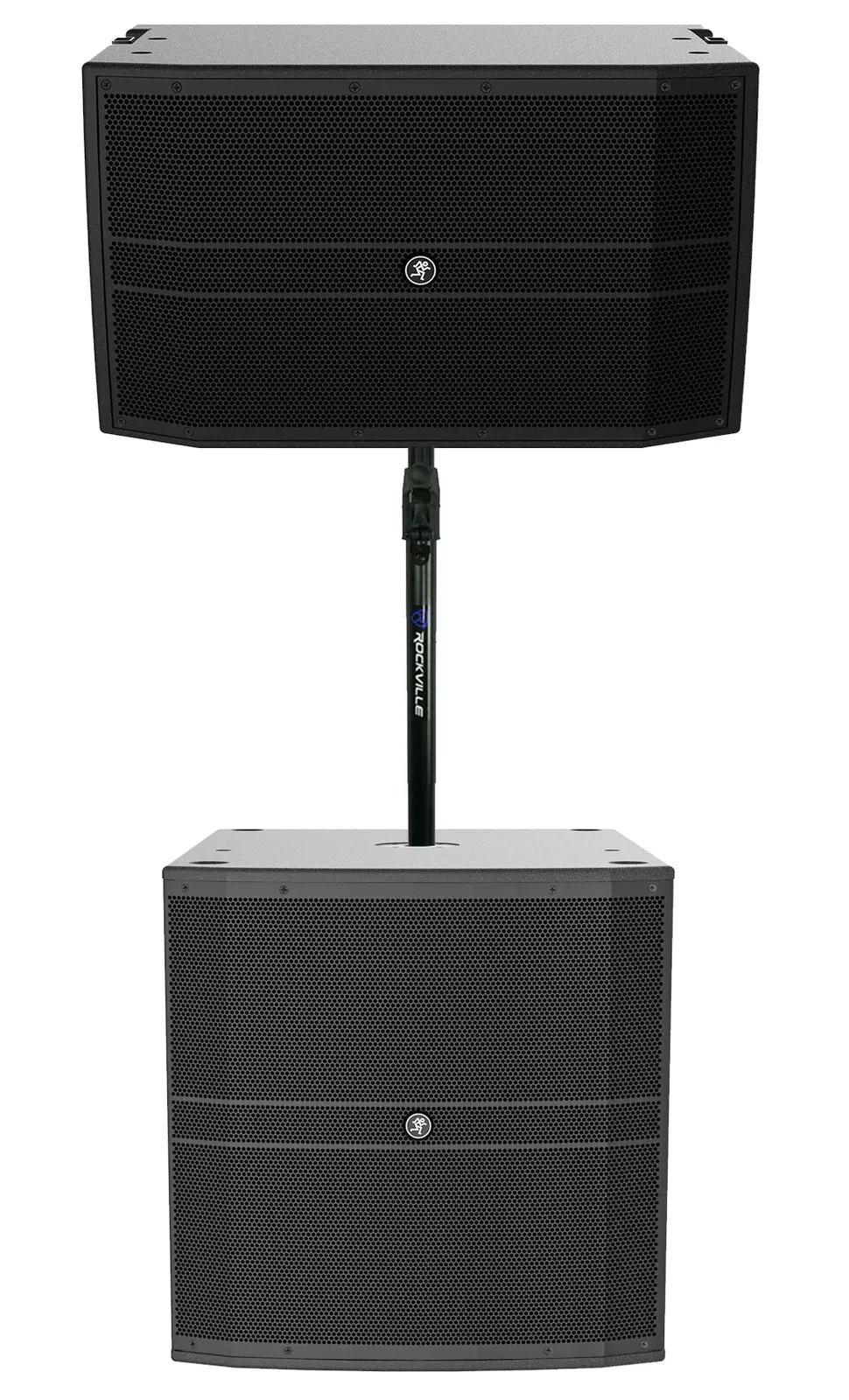 Пассивная акустическая система для PA/DJ Mackie DRM12A-P + DRM18S-P 12" + 18" с Air Assist Mount (набор)