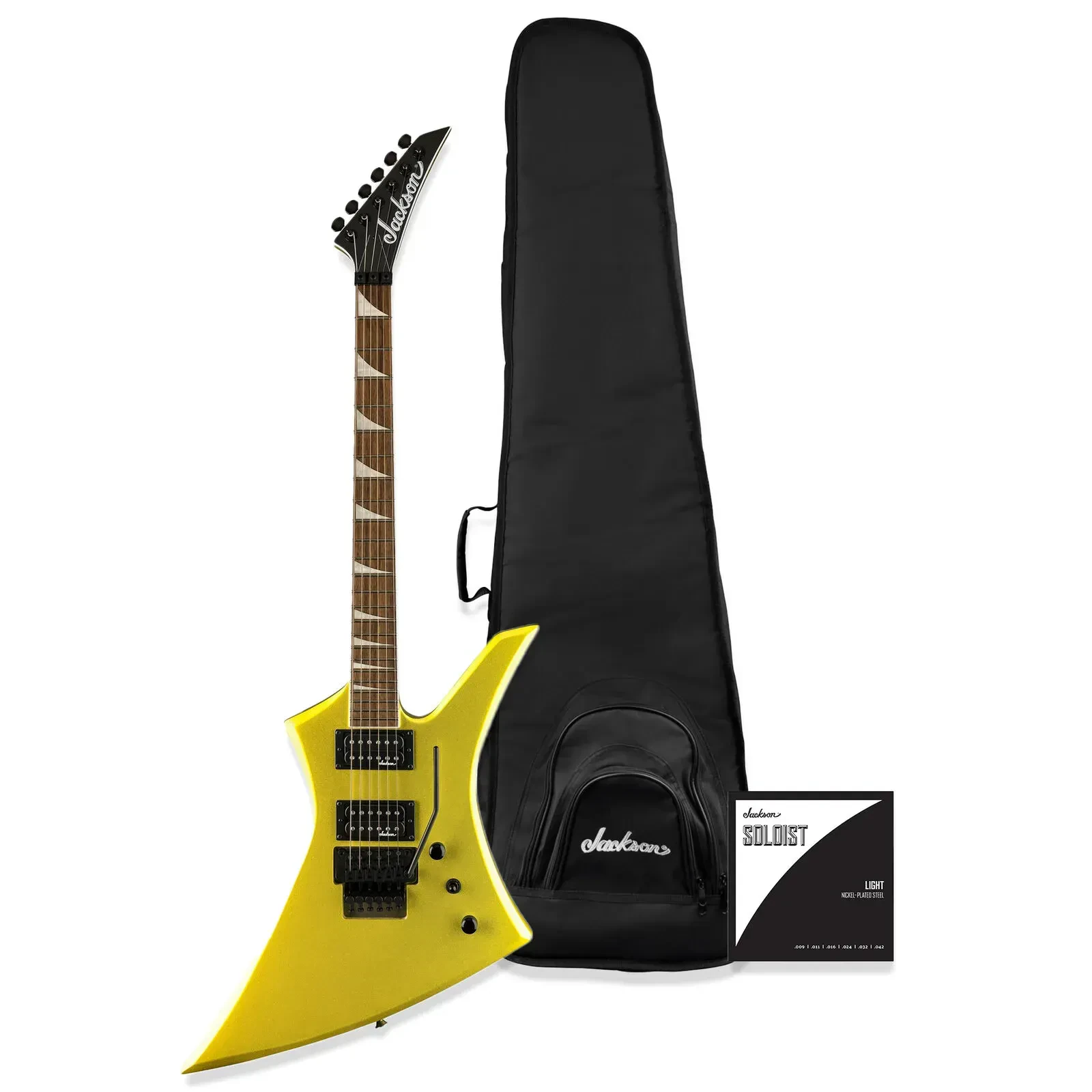 Jackson X Series Kelly KEX Electric Guitar Lime Green Metallic with Bag Bundle