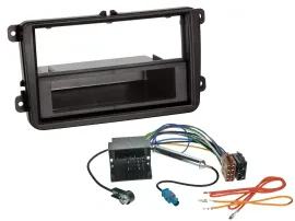 Einbauset DIN Autoradio für VW Passat 05-10 Polo 09-14 Scirocco ab 08