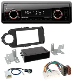 Blaupunkt SD USB 1DIN MP3 AUX Autoradio für Toyota Yaris (11-14) - schwarz