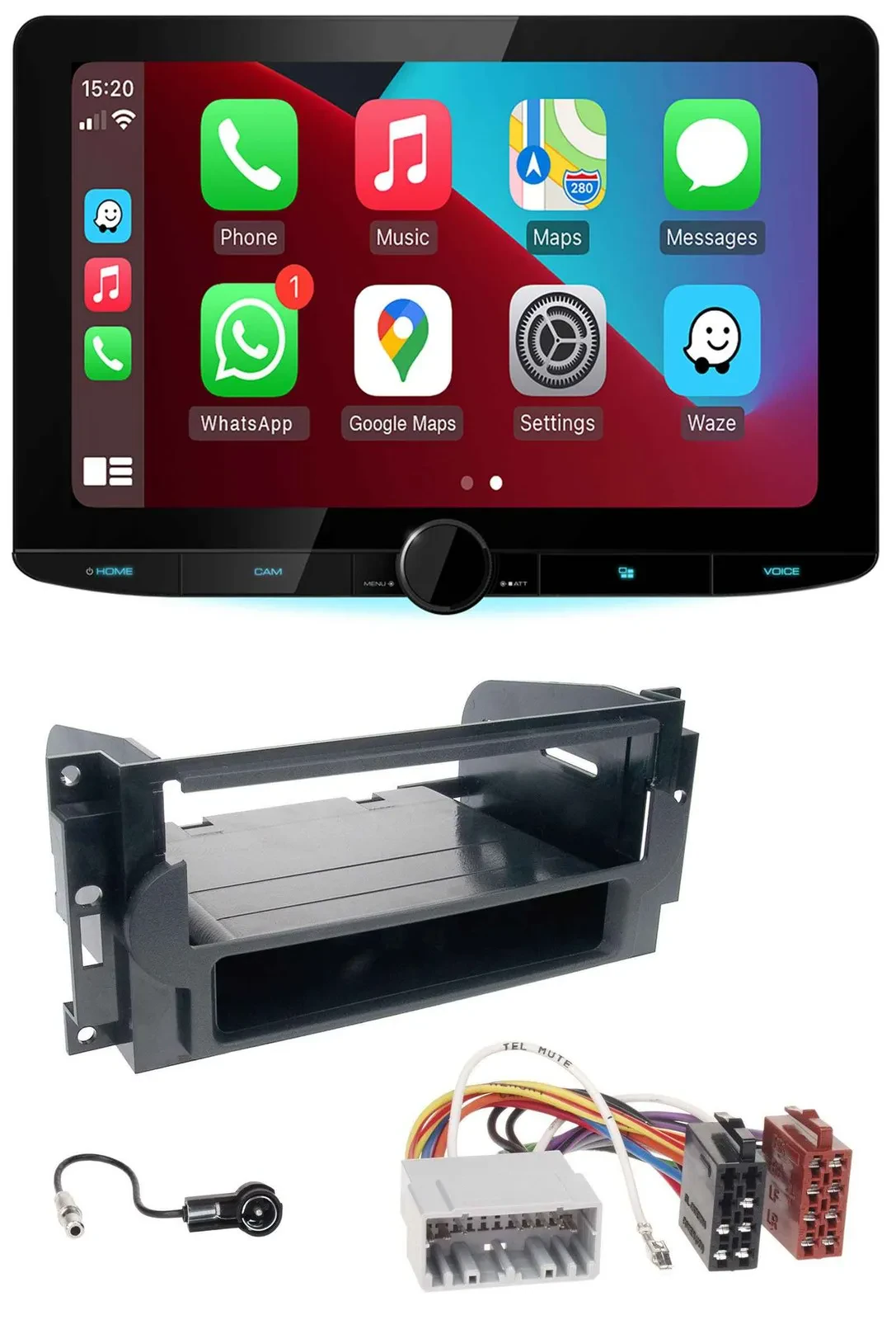 Kenwood MP3 USB DAB Bluetooth Autoradio für Chrysler PT Cruiser 300C Dodge Jeep