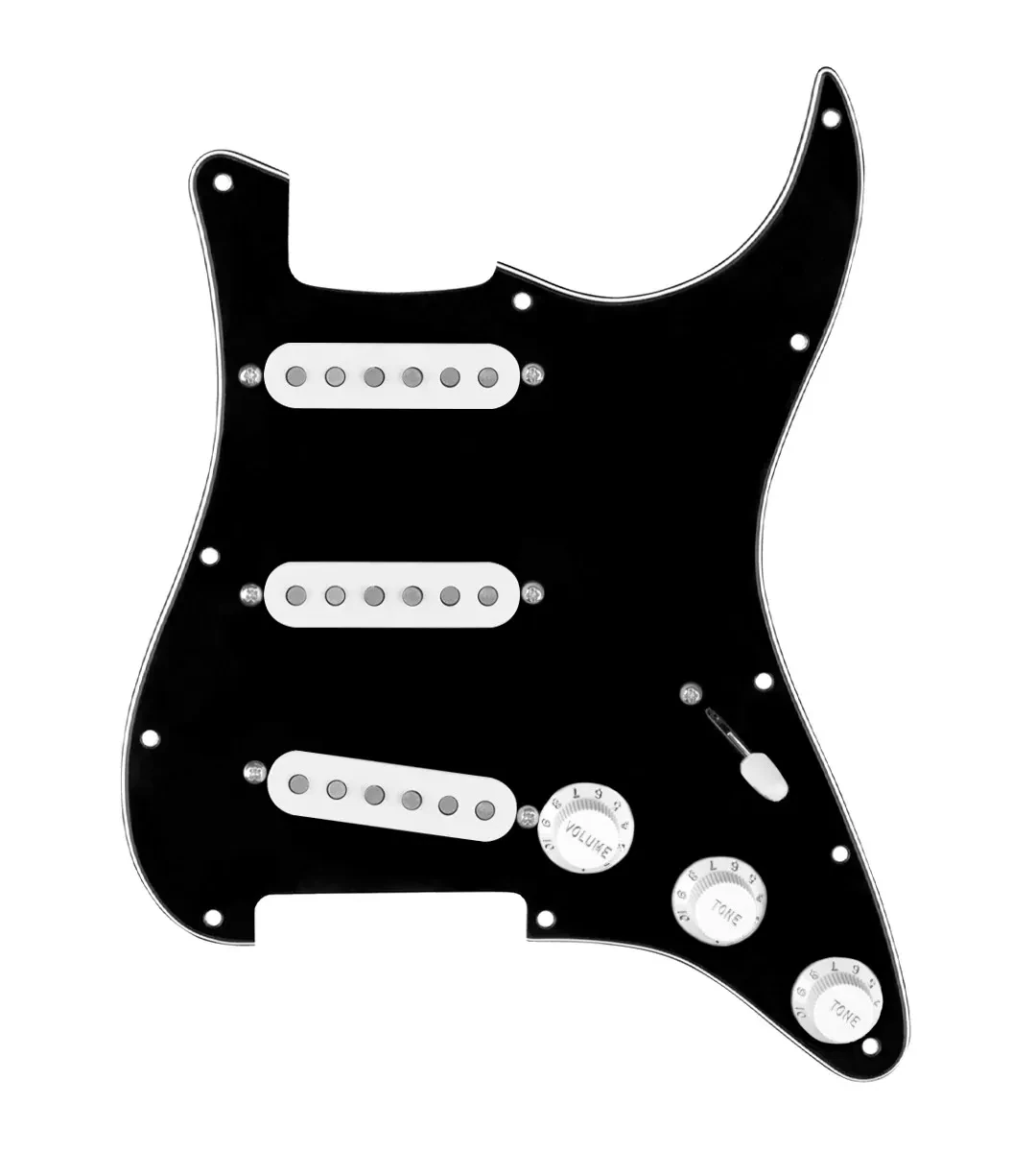 920D Custom Vintage American Loaded Pickguard for Strat With White Pickups, B...